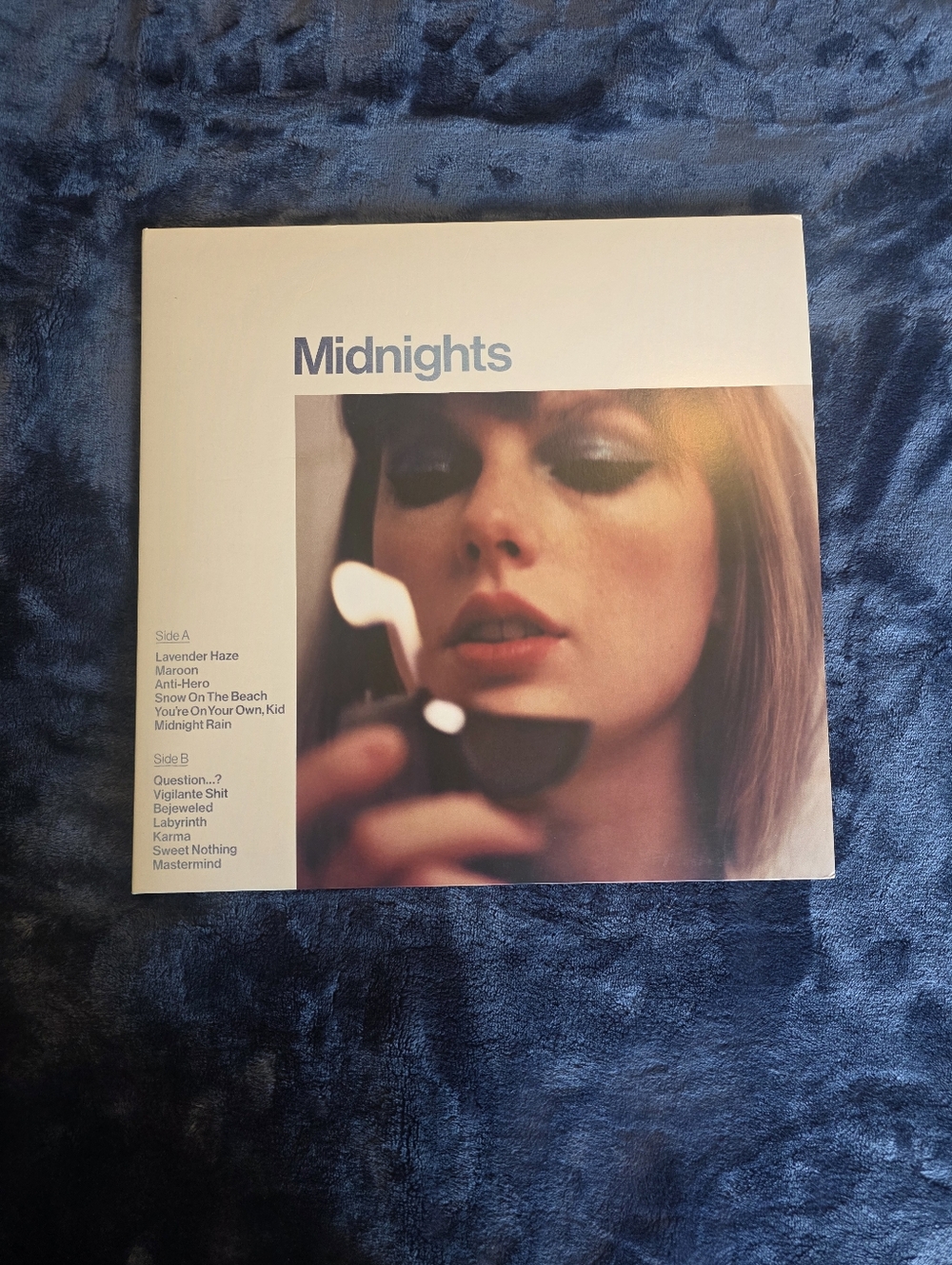 Midnights Vinyl Album - Cream & Blue Cover